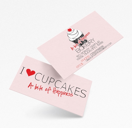 Carte de visite cupcake Carte de visite cupcake