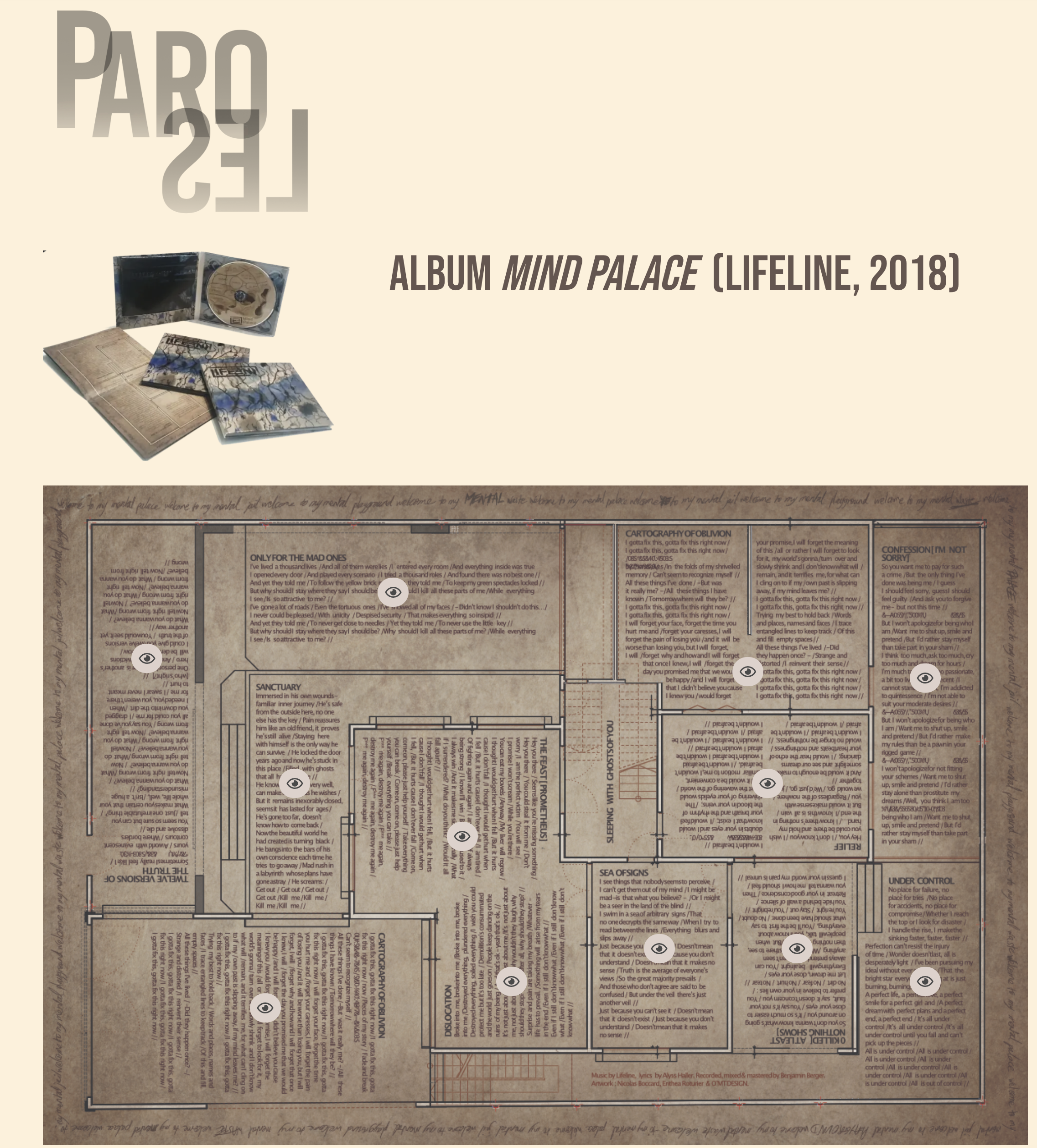Mise en page paroles de chansons